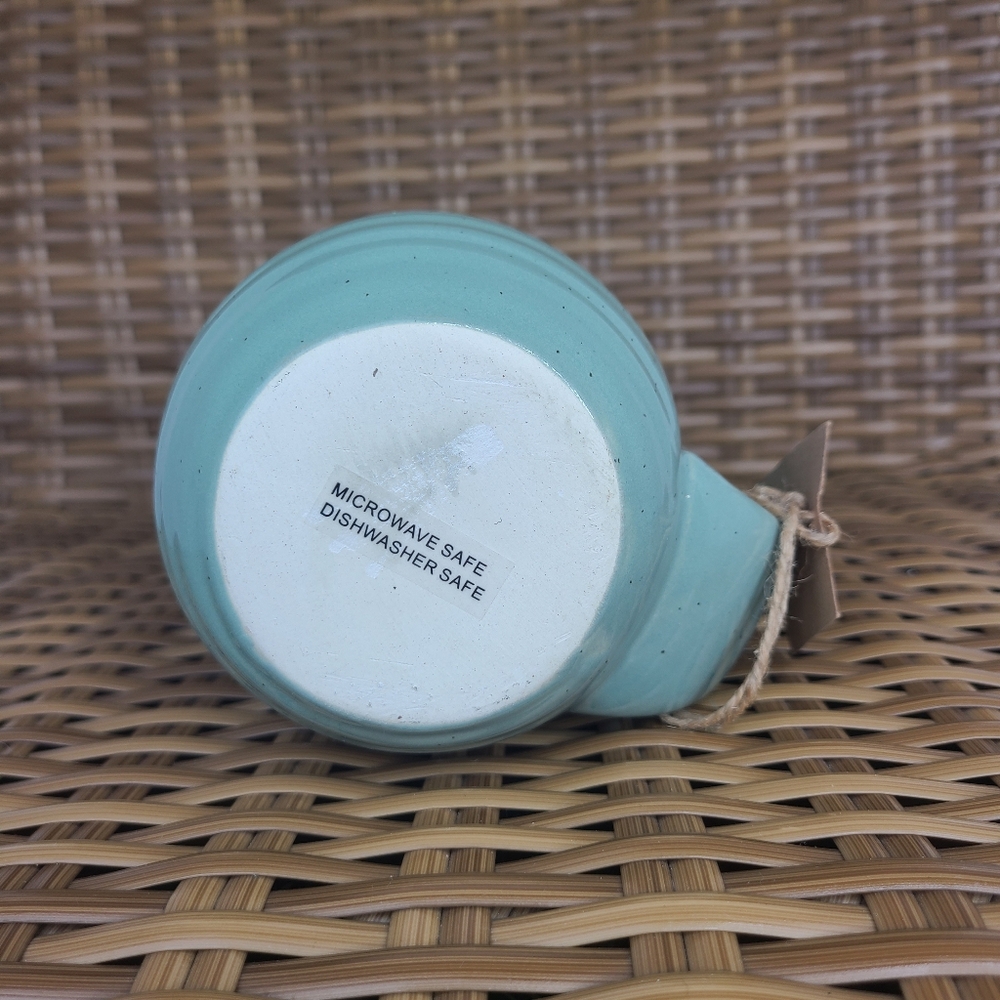 Mug Ceramic Coffee Tea Cup Light Blue New - Picture 7 of 7